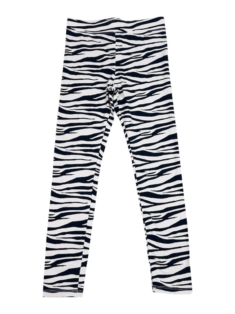 H&M Kids girls Zebra-Print Leggings - Black & Cream